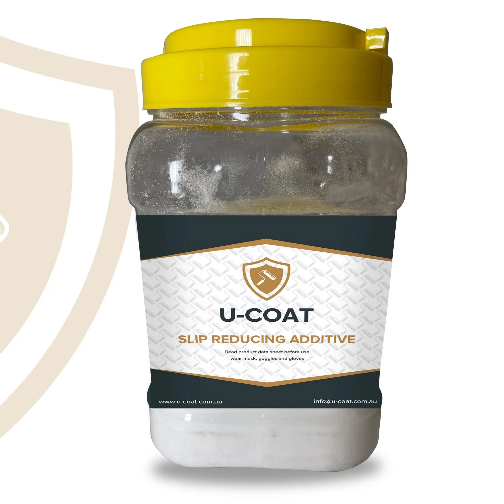 Slip reducing additive. U-Coat
